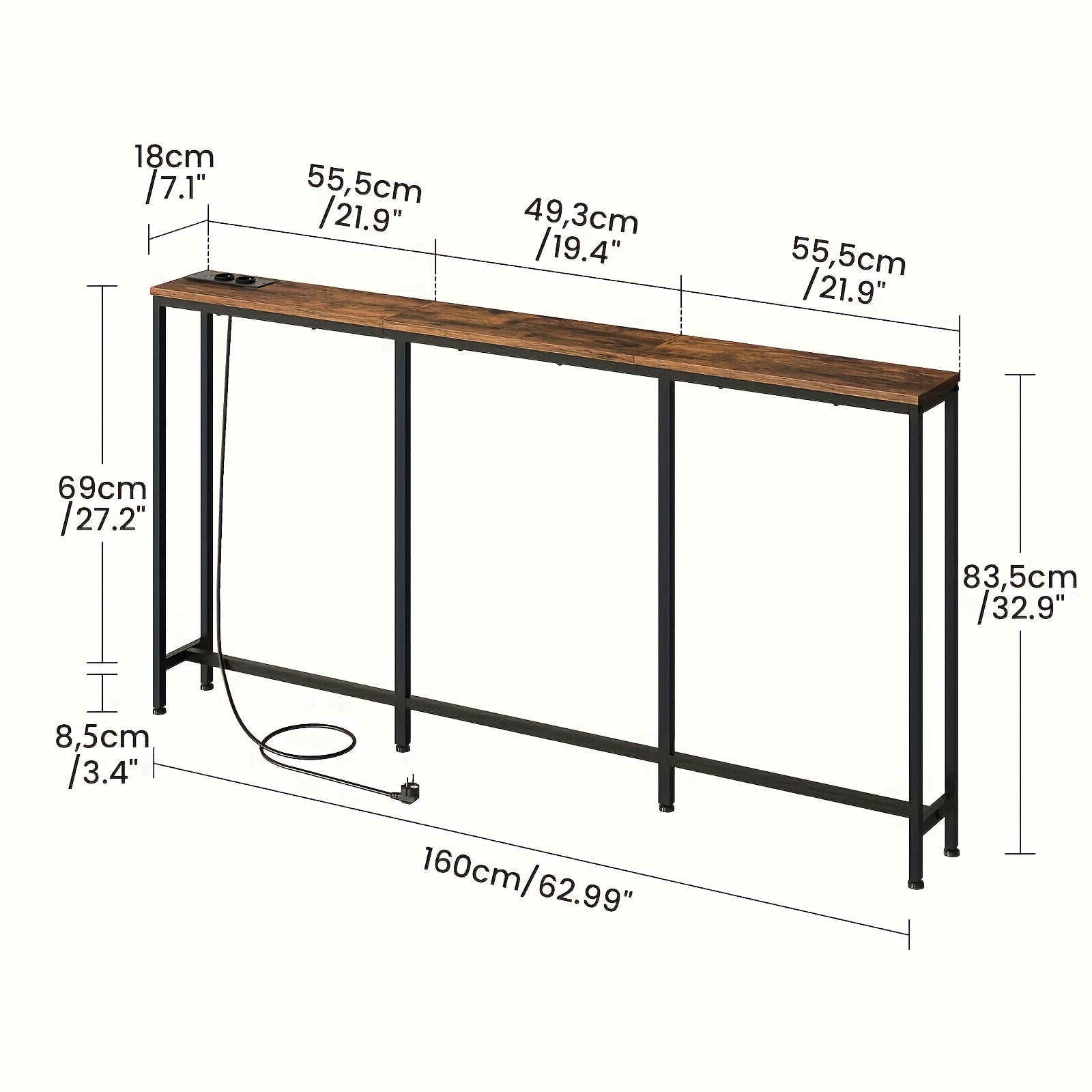 Table de chevet, avec rangement pour pièce de vie et usage quotidien – vue détaillée 20
