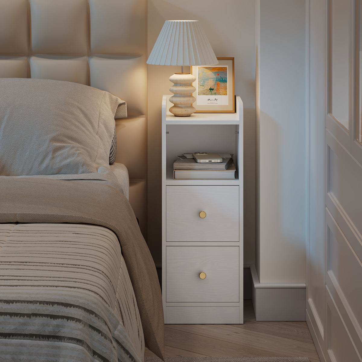 Table de chevet, Blanc pour pièce de vie – vue détaillée 4