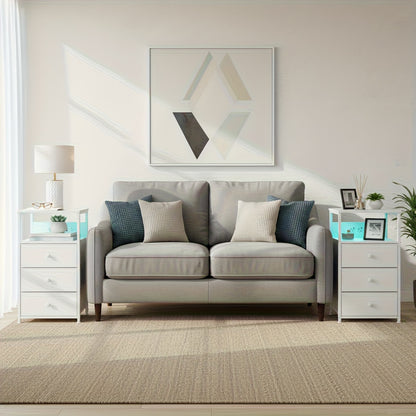 Table de chevet, Gris clair pour pièce de vie – vue détaillée 9