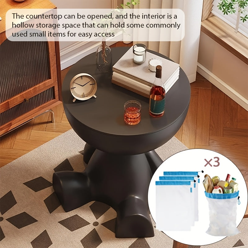 Table de chevet, plastique pour pièce de vie et usage quotidien – vue détaillée 2