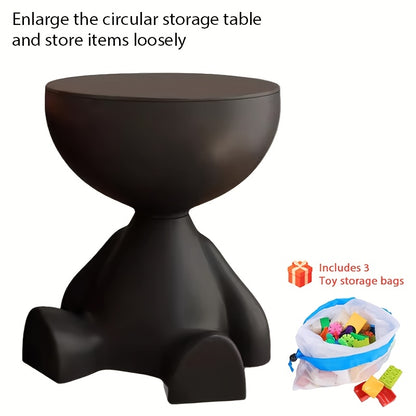 Table de chevet, plastique pour pièce de vie et usage quotidien – vue détaillée 3