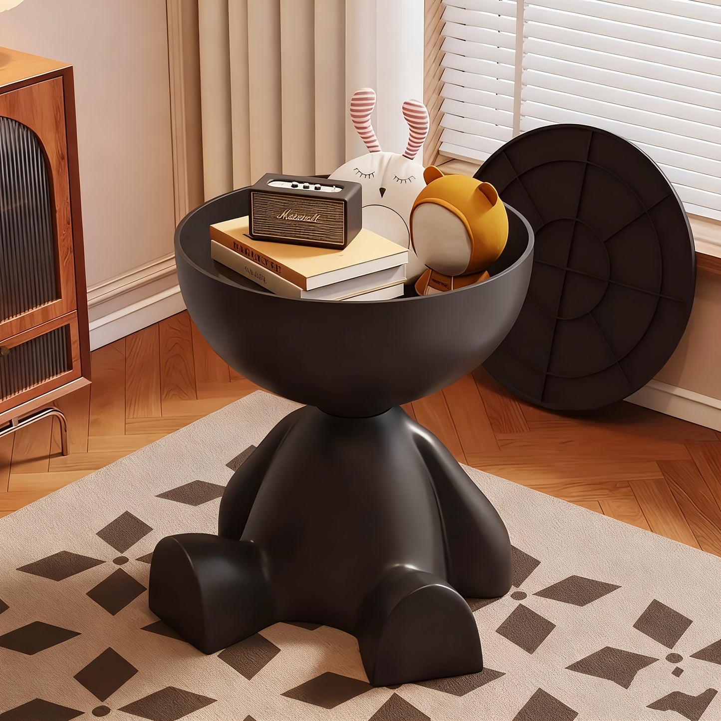 Table de chevet, plastique pour pièce de vie et usage quotidien – vue détaillée 8