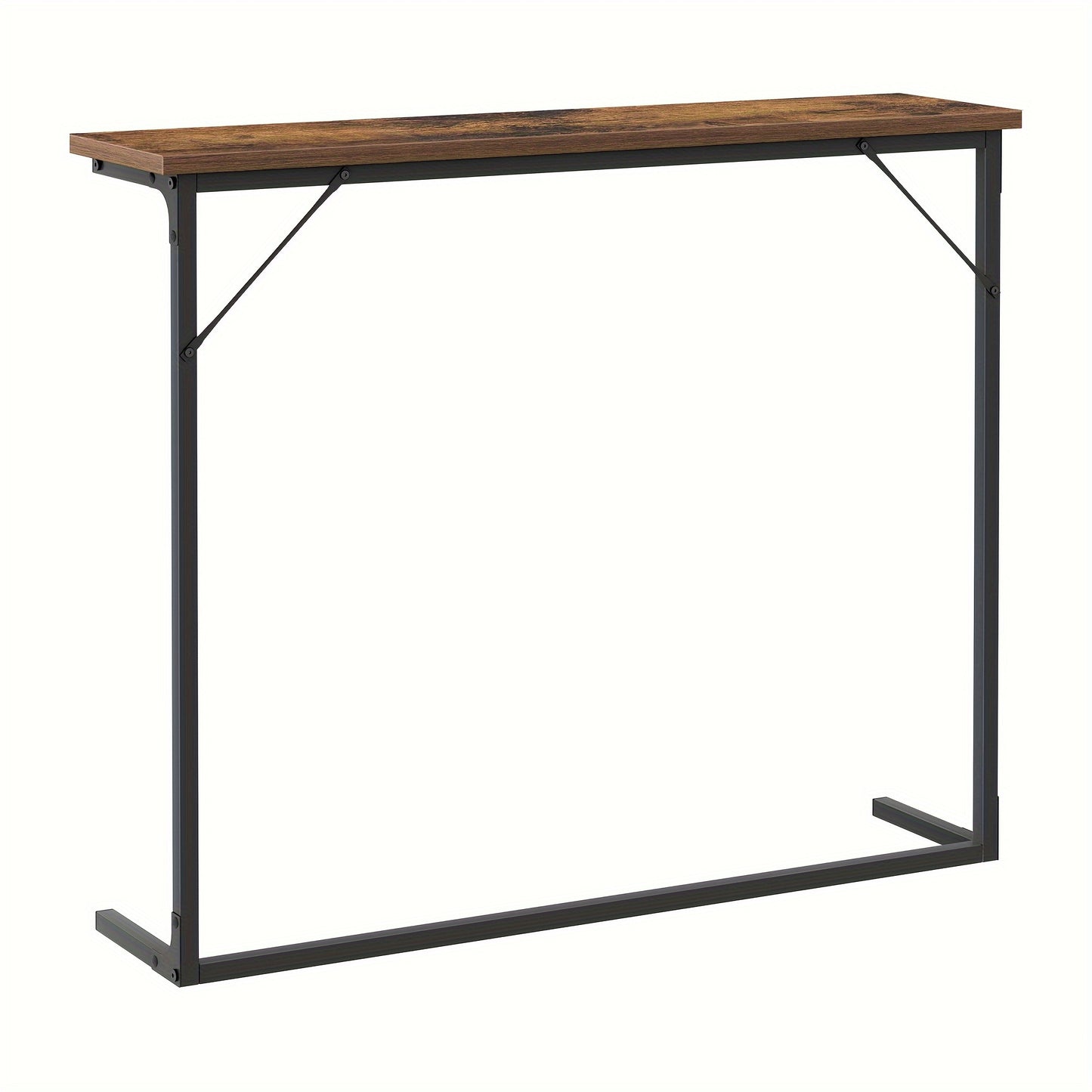 Table de Console, Brun rouille pour salon et maison – vue détaillée 6