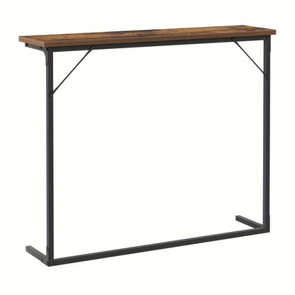 Table de Console, Brun rouille pour salon et maison – vue détaillée 6