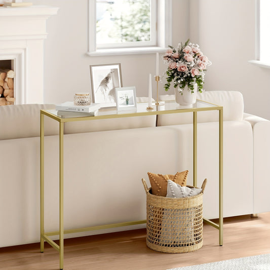 Table de console, verre pour salon et maison – vue principale