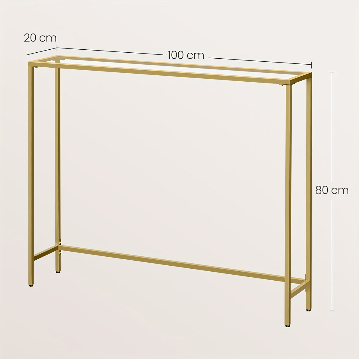 Table de console, verre pour salon et maison – vue détaillée 3