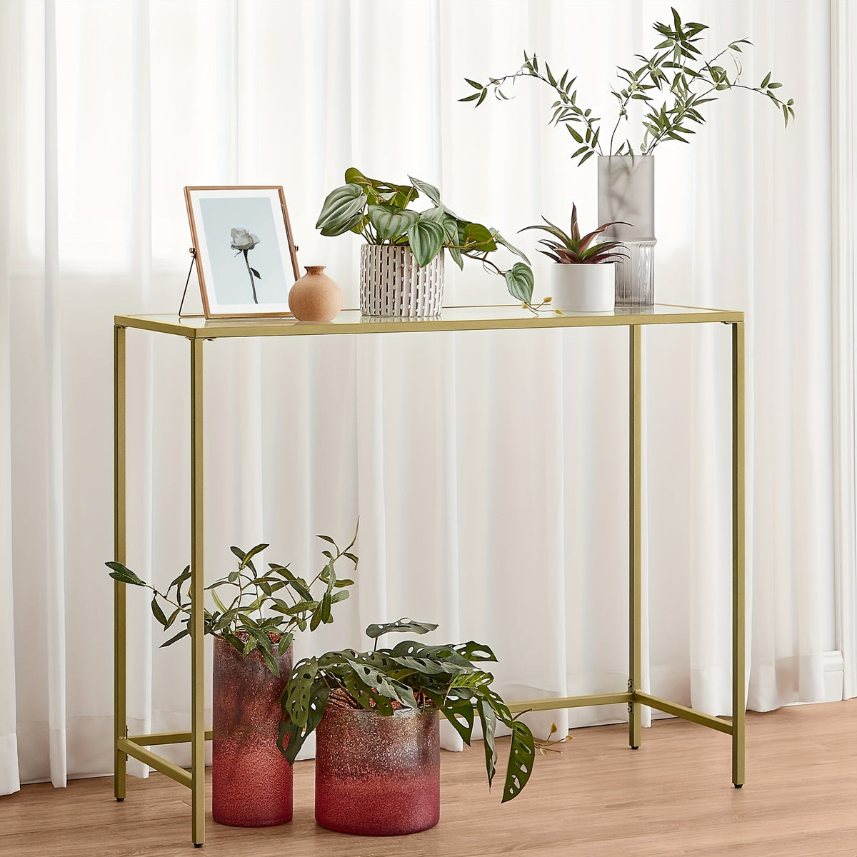 Table de console, verre pour salon et maison – vue détaillée 4