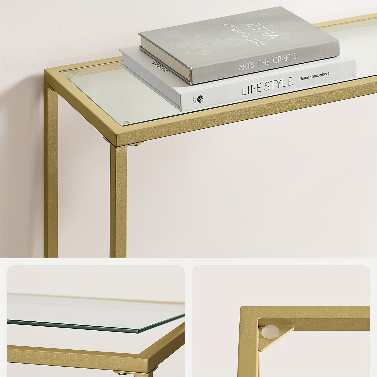 Table de console, verre pour salon et maison – vue détaillée 5