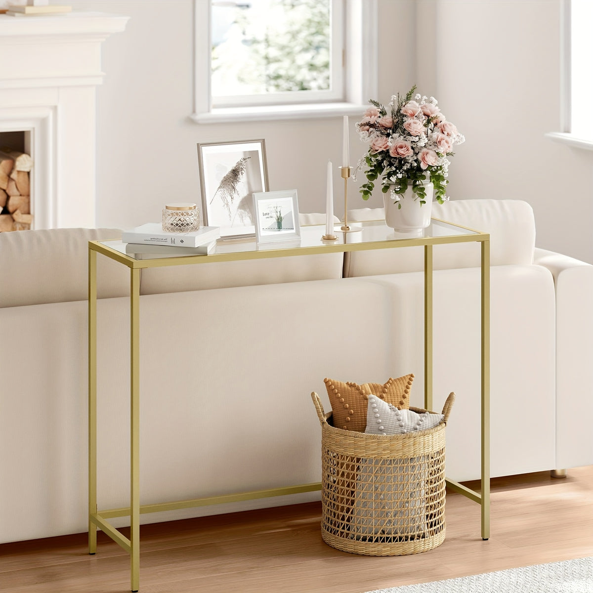 Table de console, verre pour salon et maison – vue détaillée 7