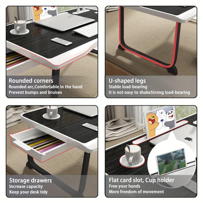 Table de lit pour ordinateur, Noir pour lit et canapé – vue détaillée 2