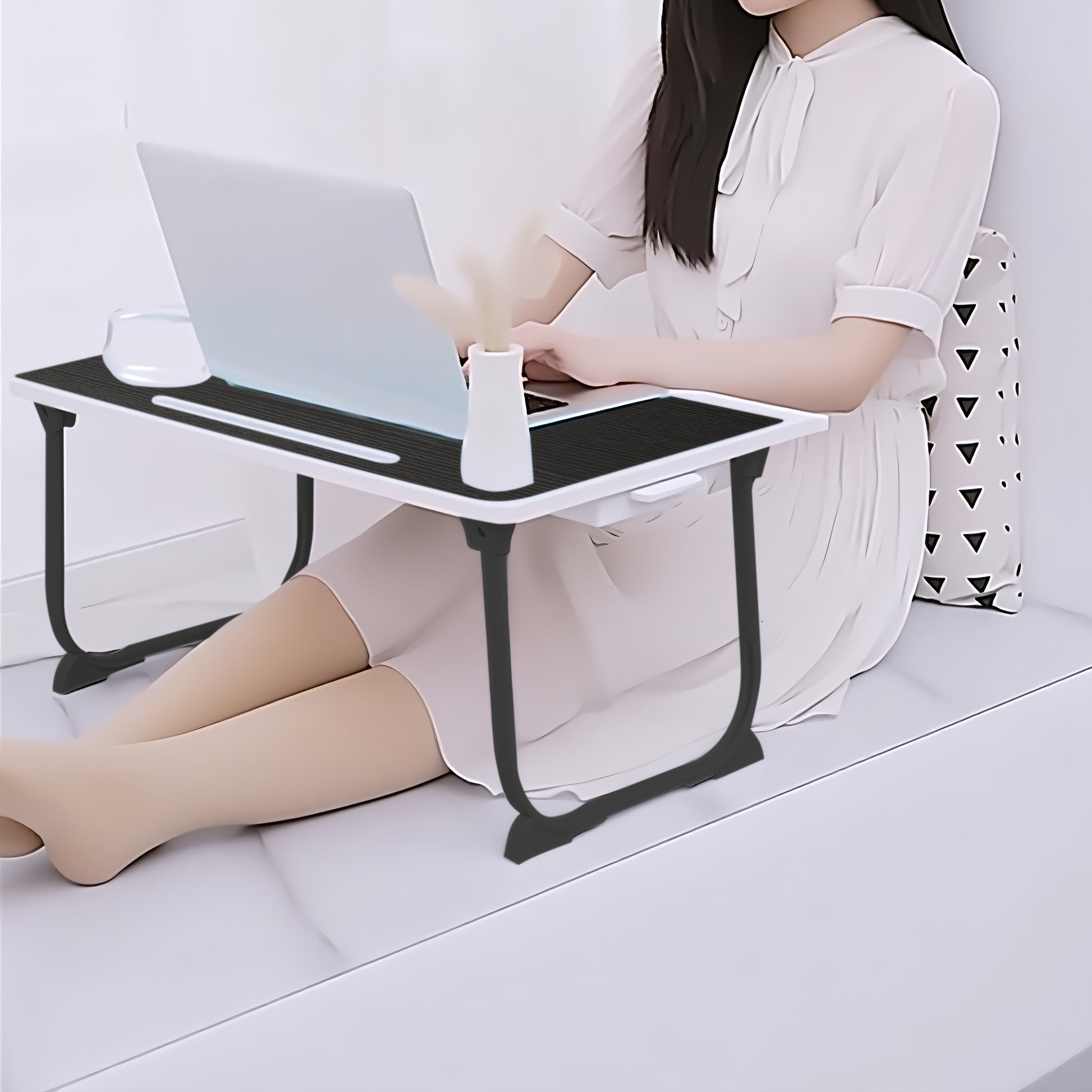 Table de lit pour ordinateur, Noir pour lit et canapé – vue détaillée 10