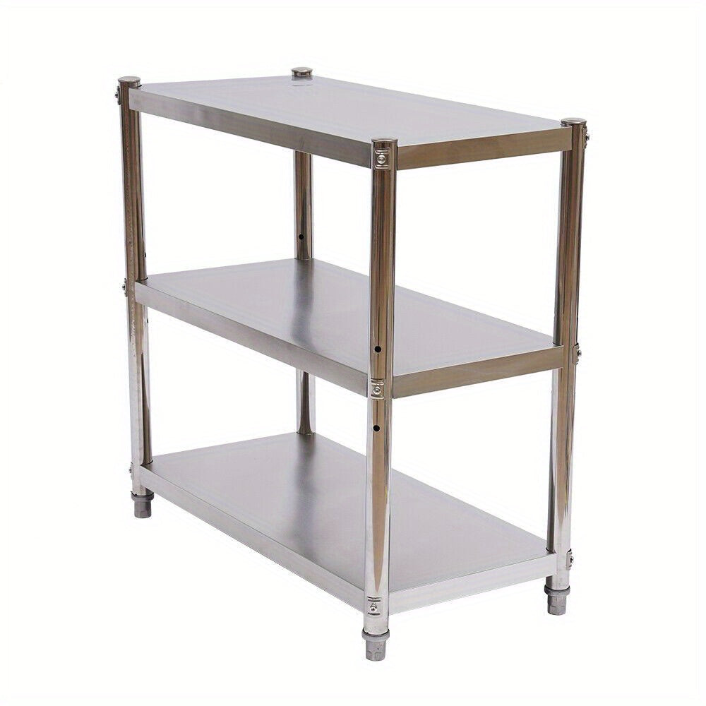 Table de travail en inox, Argenté pour coin repas et cuisine – vue détaillée 7