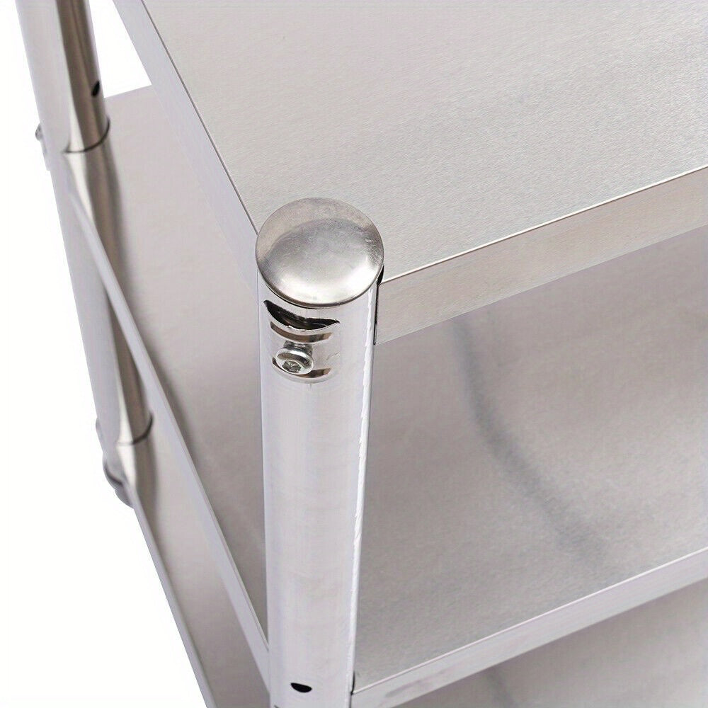 Table de travail en inox, Argenté pour coin repas et cuisine – vue détaillée 8