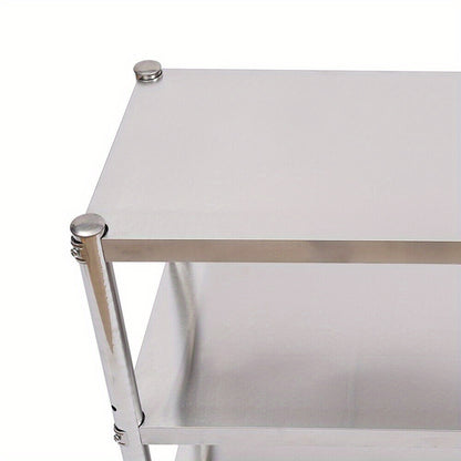 Table de travail en inox, Argenté pour coin repas et cuisine – vue détaillée 9
