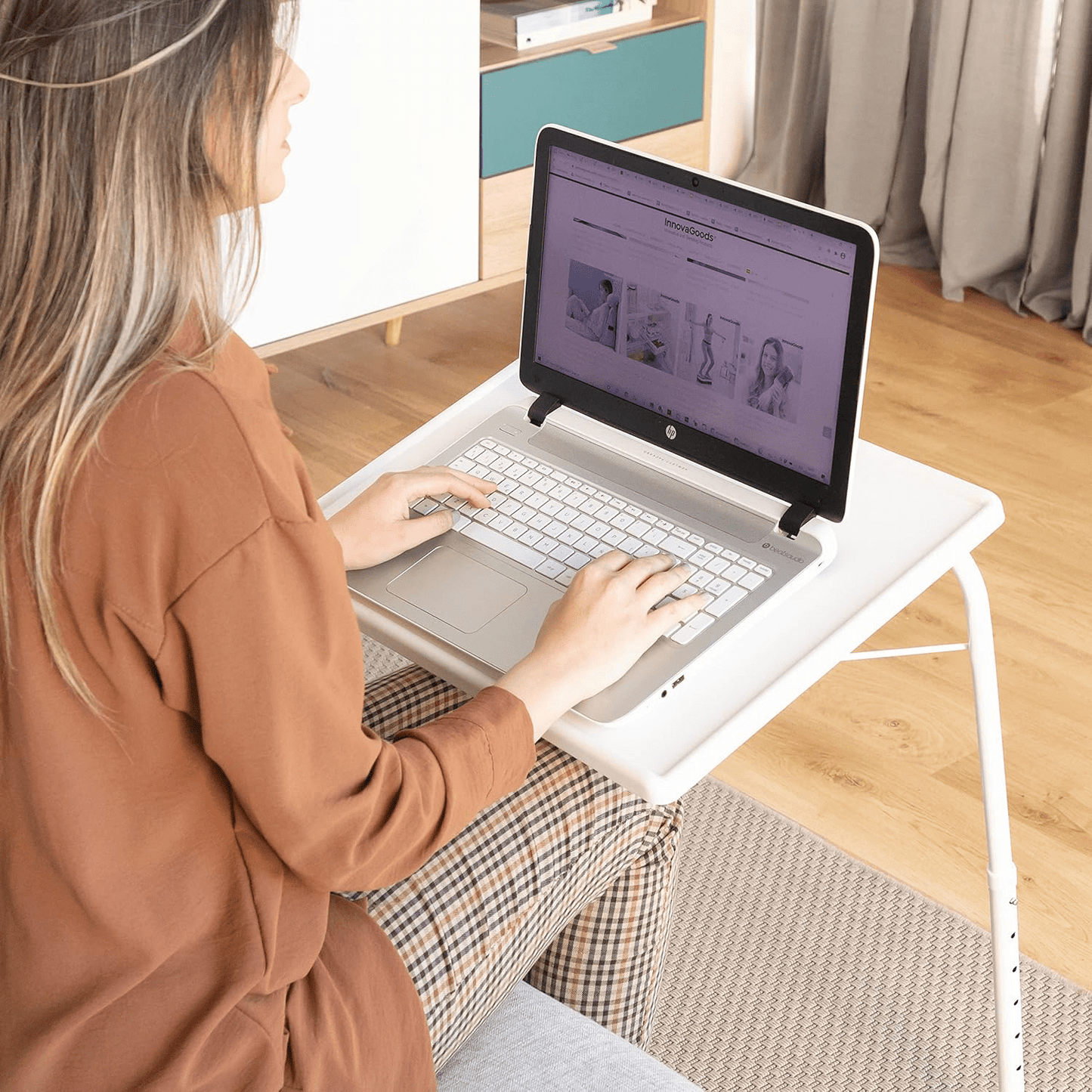 Table pliante, Blanc pour usage quotidien et pièce de vie – vue détaillée 13