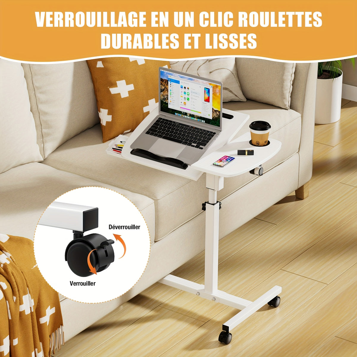 Table pliante, bois pour pièce de vie et usage quotidien – vue détaillée 5