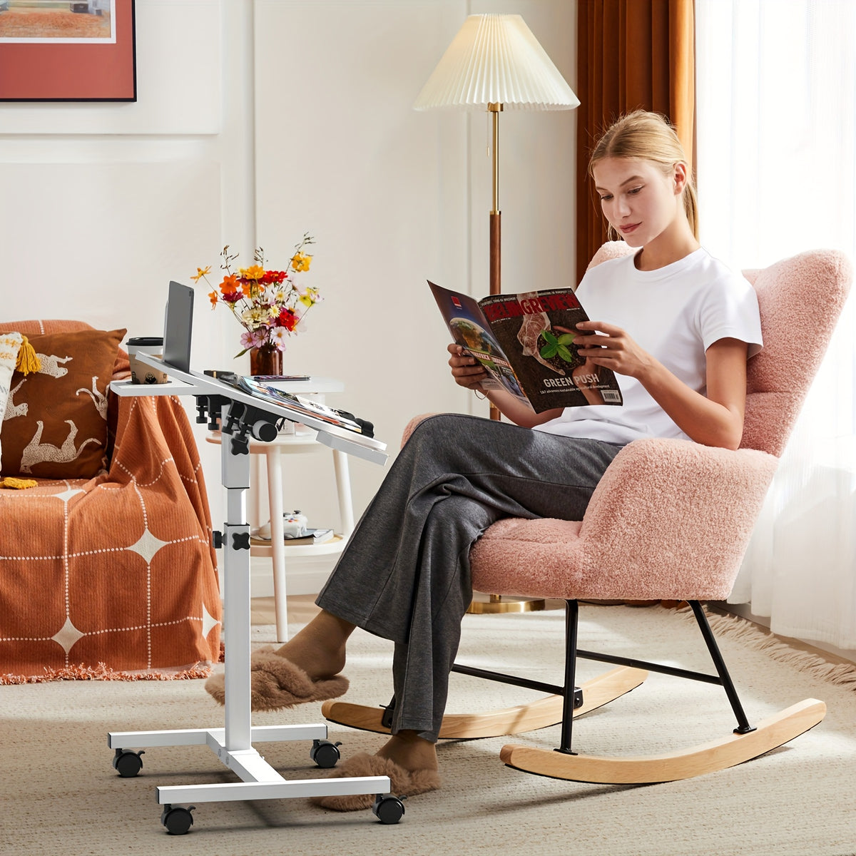 Table pliante, bois pour pièce de vie et usage quotidien – vue détaillée 6