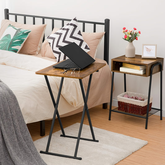 Table pliante, Marron noir pour pièce de vie – vue principale