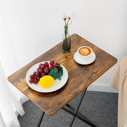 Table pliante, Marron noir pour pièce de vie – vue détaillée 6