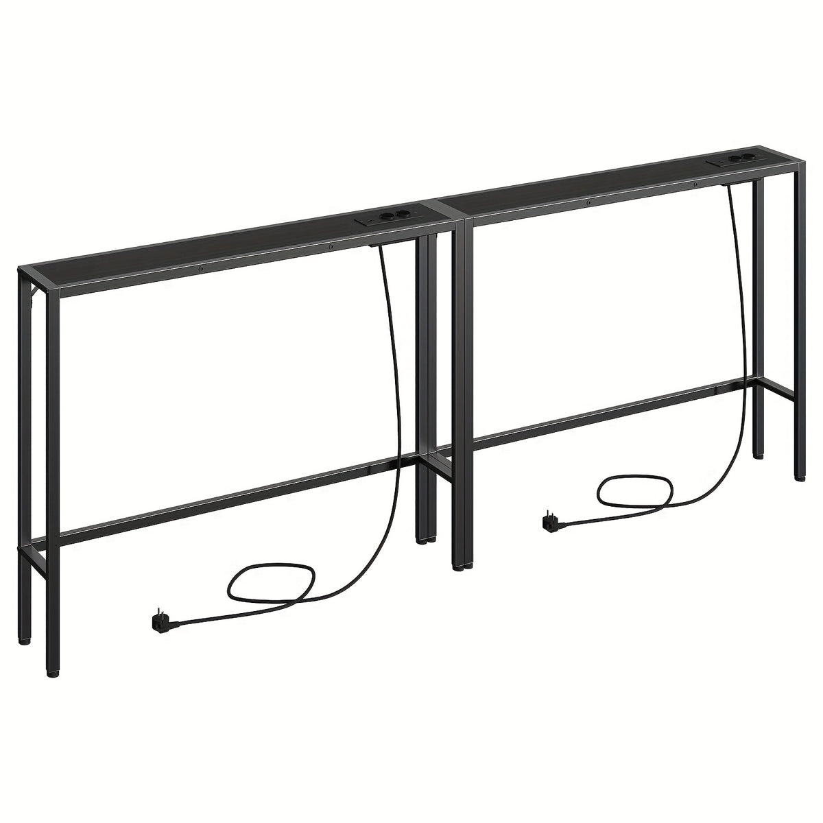 tables consoles étroites, Blanc pour salon et maison – vue détaillée 2