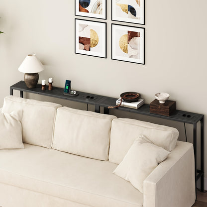 tables consoles étroites, Blanc pour salon et maison – vue détaillée 6
