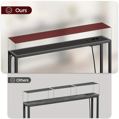 tables consoles étroites, Blanc pour salon et maison – vue détaillée 7
