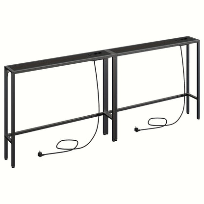 tables consoles étroites, Blanc pour salon et maison – vue détaillée 10