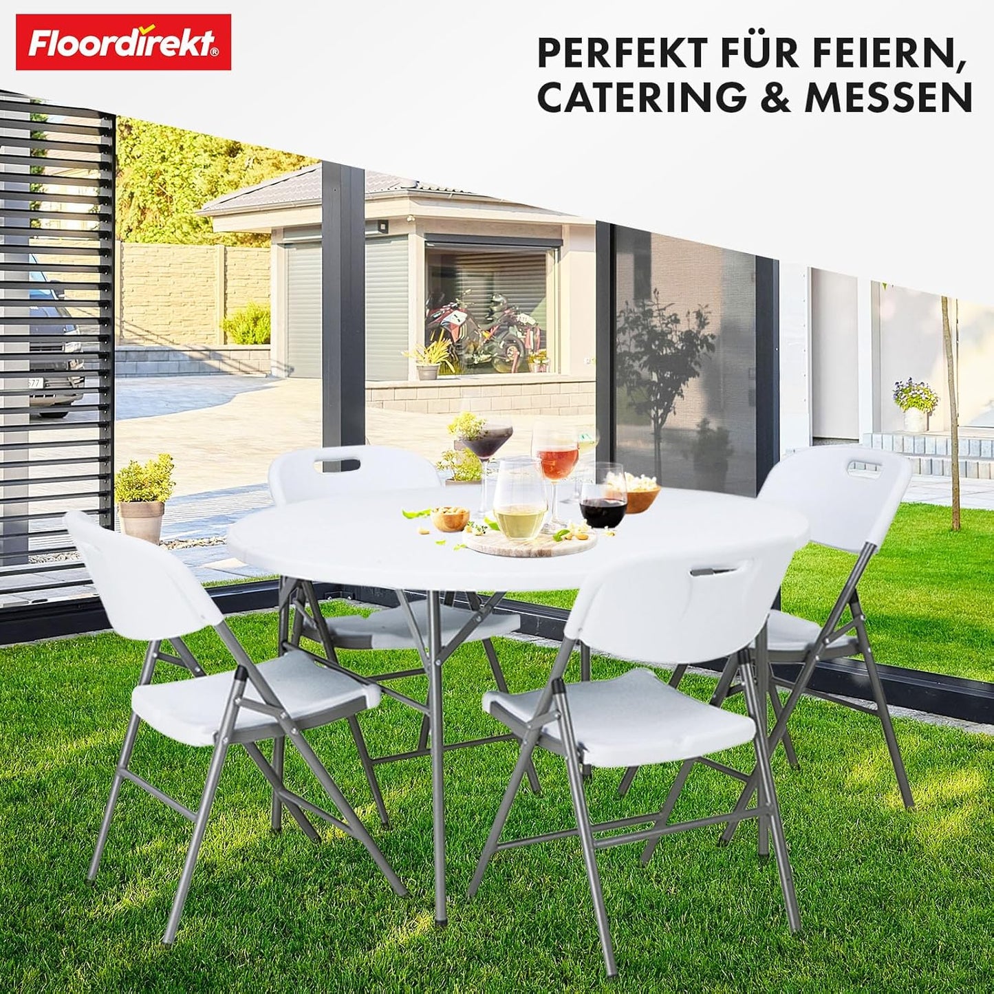 Tables d’extérieur, pliable pour jardin et terrasse – vue détaillée 5