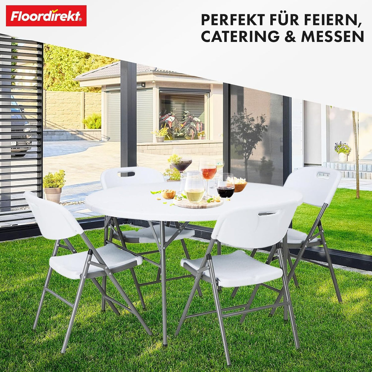 Tables d’extérieur, pliable pour jardin et terrasse – vue détaillée 5