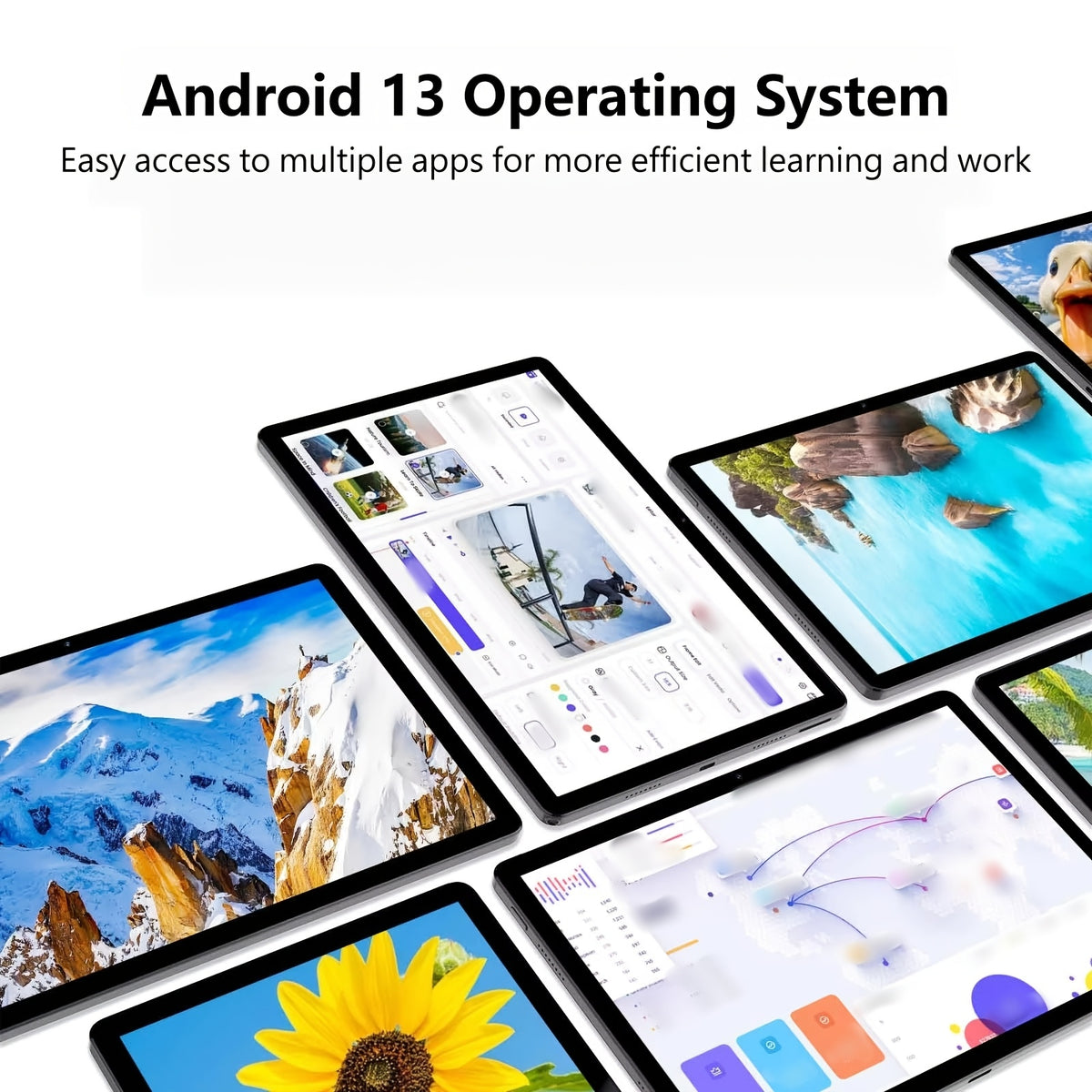 Tablette Android, sans fil pour quotidien et maison – vue détaillée 4