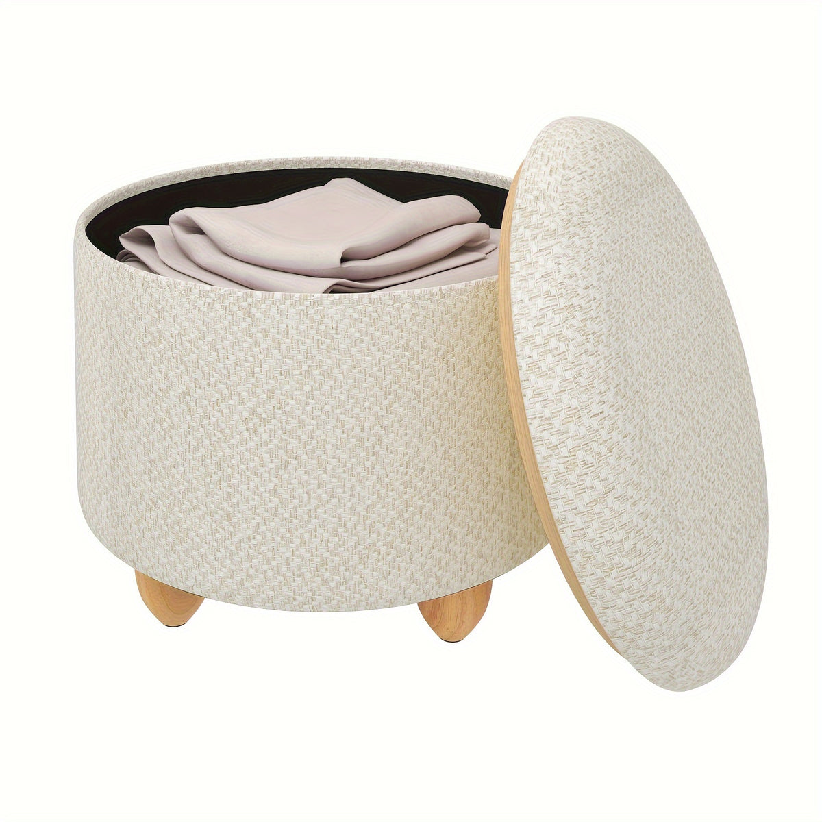 Tabouret 1pc, bois pour quotidien et maison – vue détaillée 10