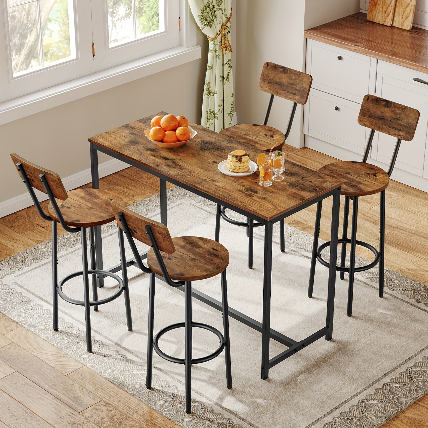 Tabouret de bar, 25,2 pouces pour pièce de vie et usage quotidien – vue détaillée 6