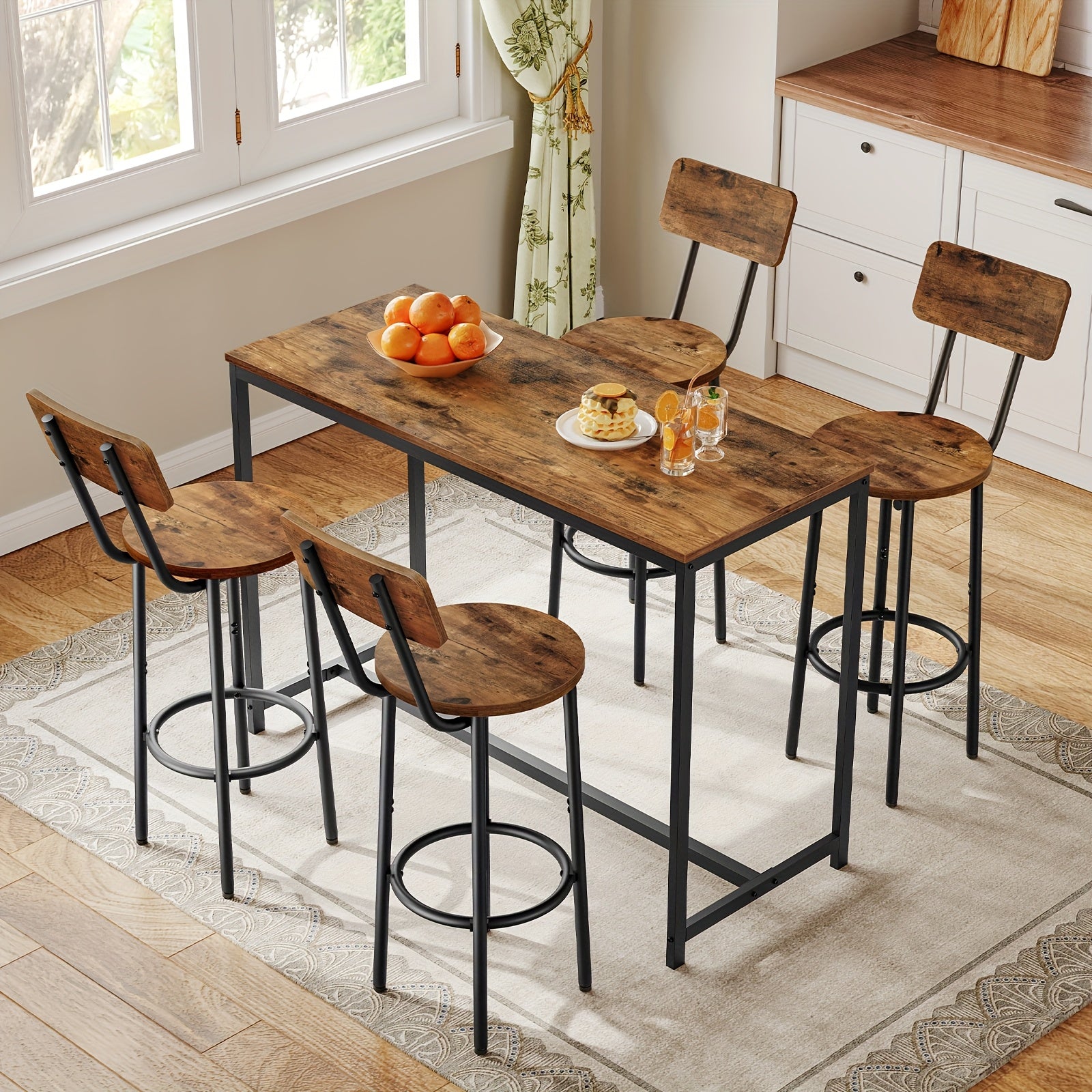 Tabouret de bar, 25,2 pouces pour pièce de vie et usage quotidien – vue détaillée 6