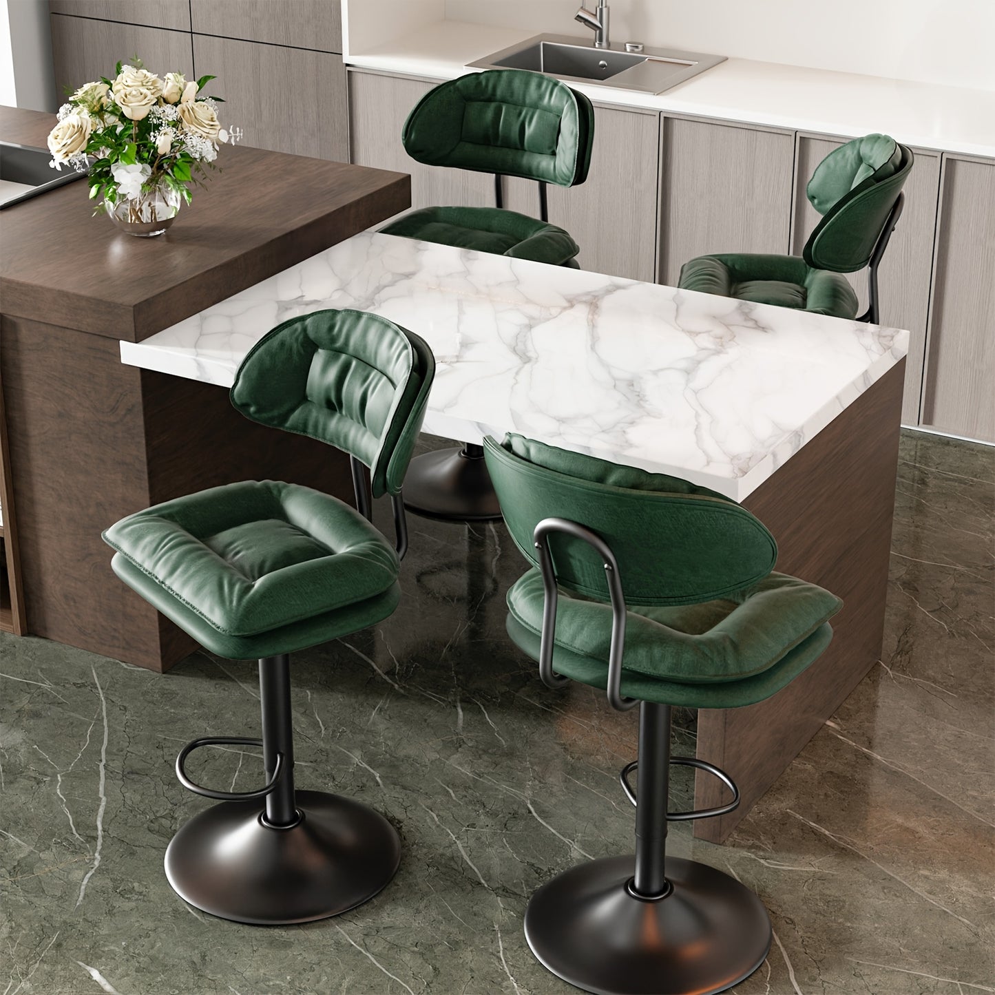 Tabouret de bar, Beige pour pièce de vie – vue détaillée 2