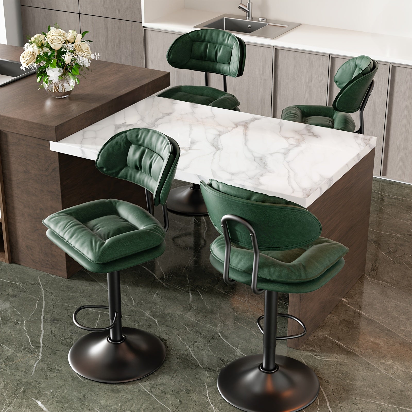 Tabouret de bar, Beige pour pièce de vie – vue détaillée 2