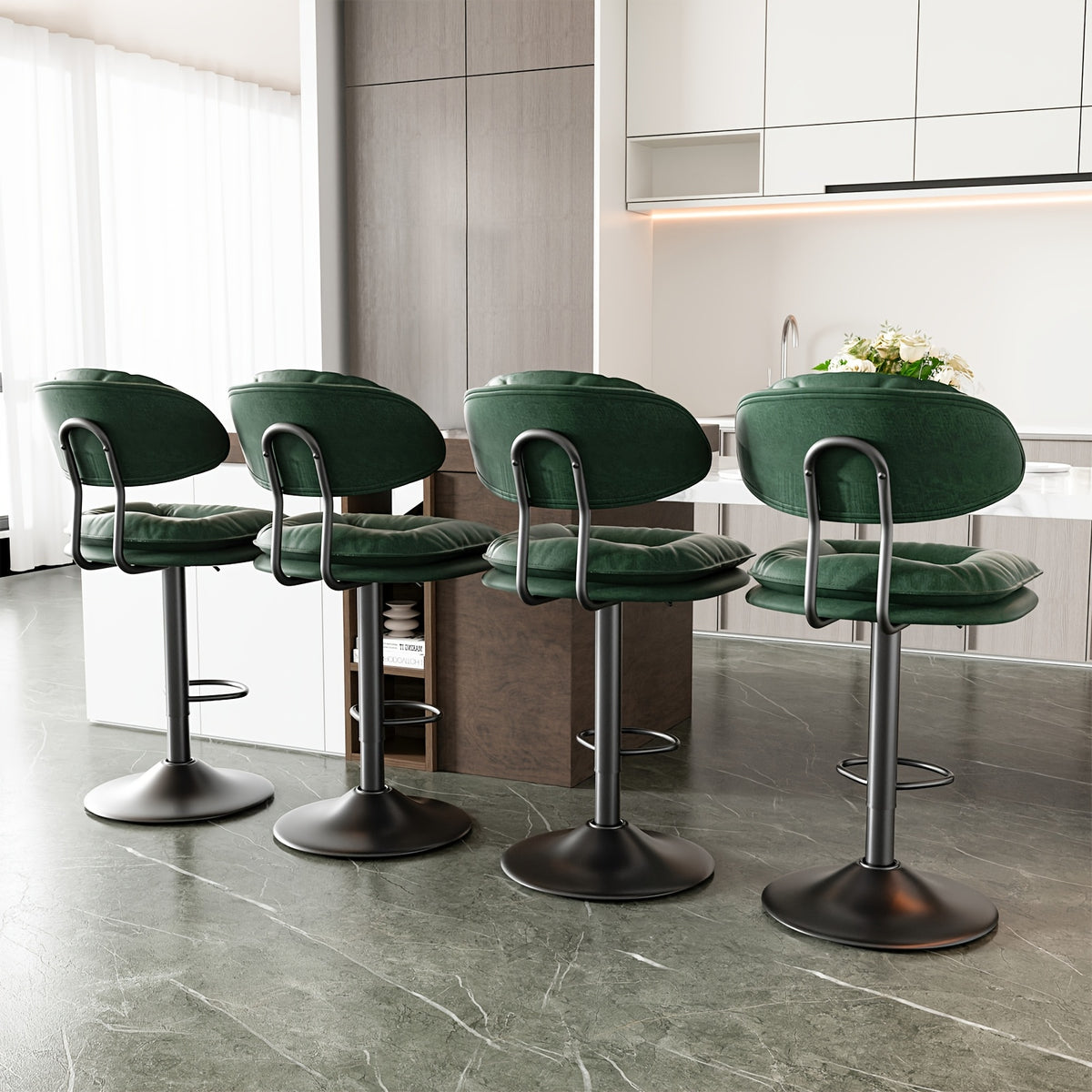 Tabouret de bar, Beige pour pièce de vie – vue détaillée 8