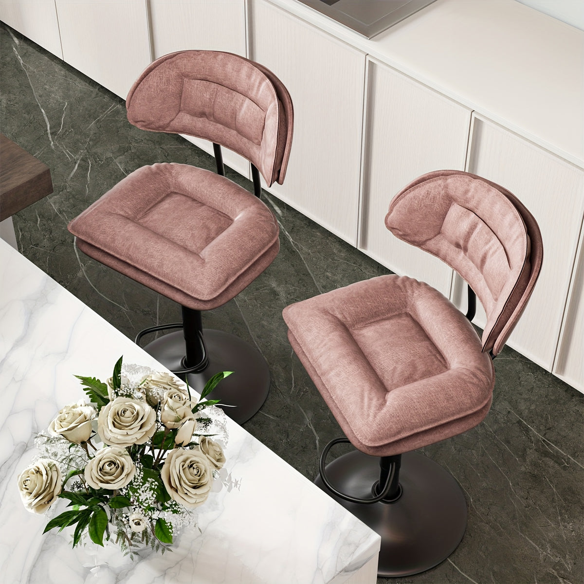 Tabouret de bar, Beige pour pièce de vie – vue détaillée 12