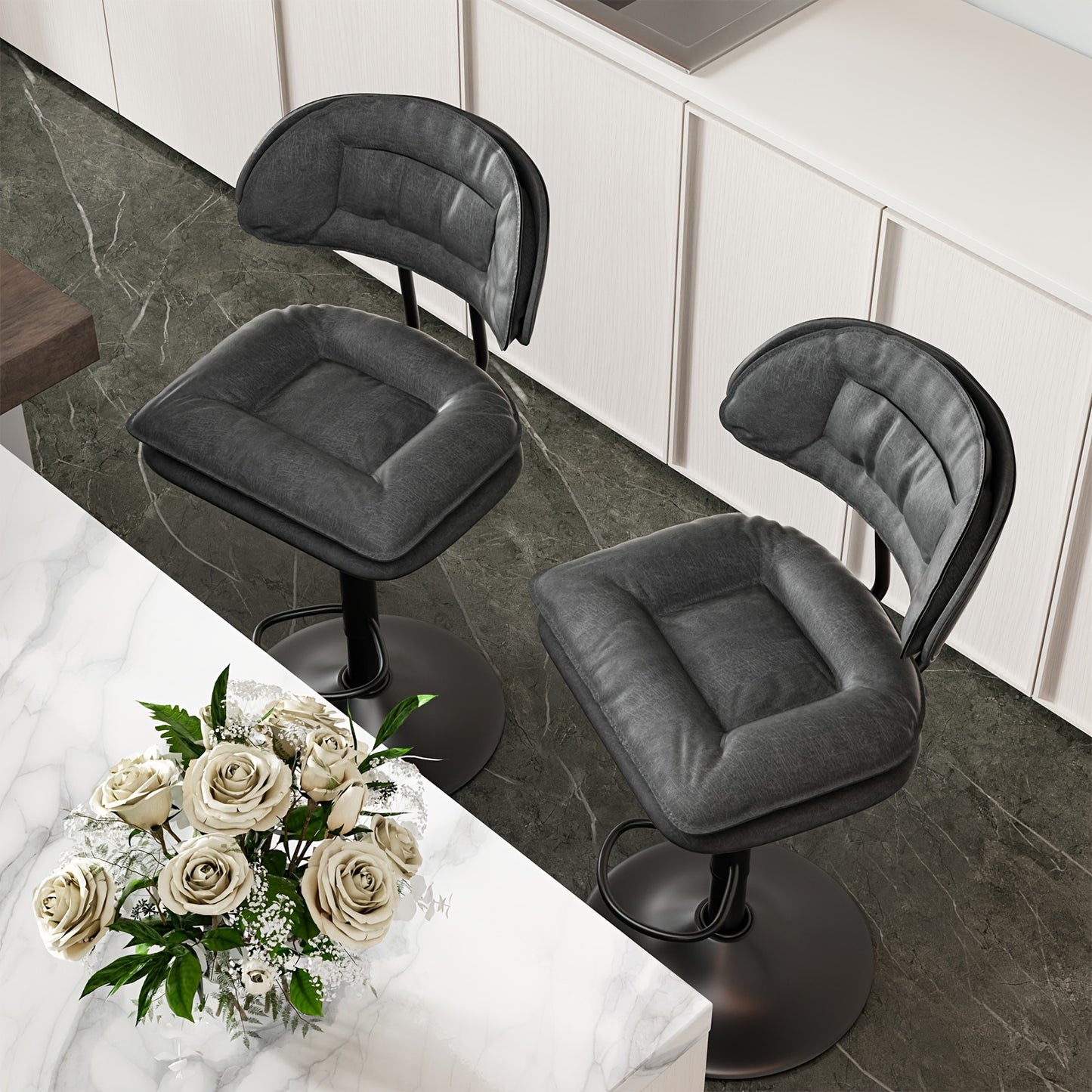 Tabouret de bar, Beige pour pièce de vie – vue détaillée 13