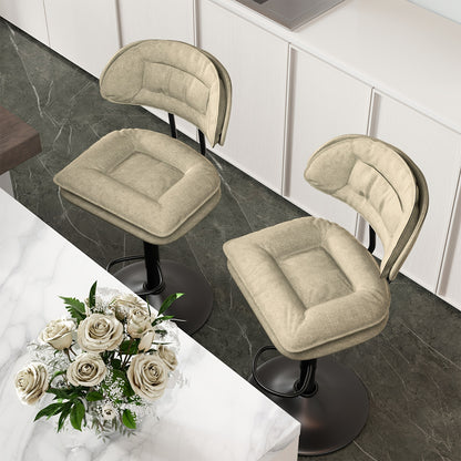 Tabouret de bar, Beige pour pièce de vie – vue détaillée 20