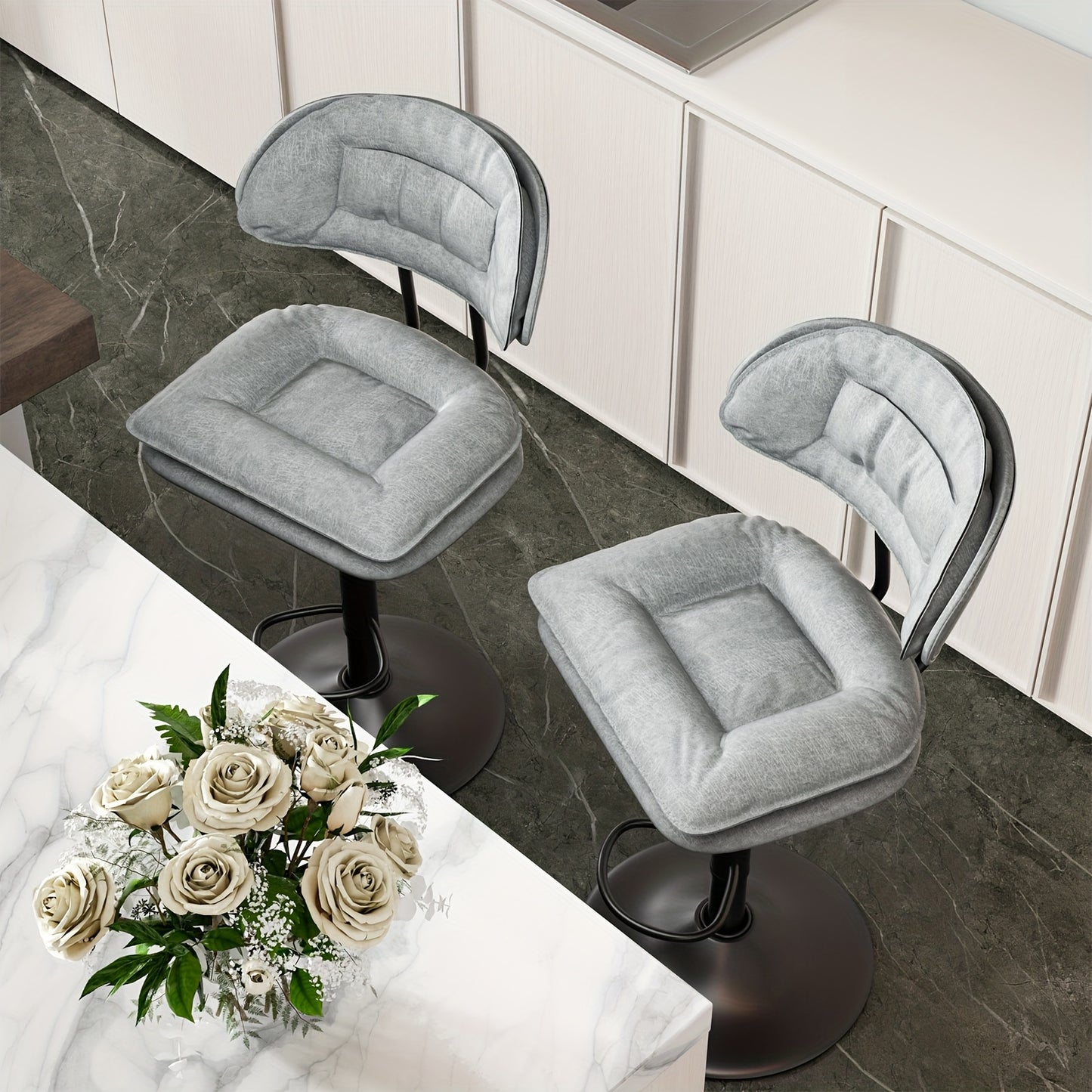 Tabouret de bar, Beige pour pièce de vie – vue détaillée 21
