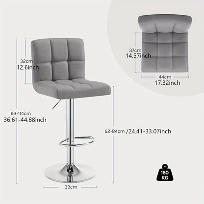 Tabouret de bar, Blanc laiteux pour pièce de vie – vue détaillée 3
