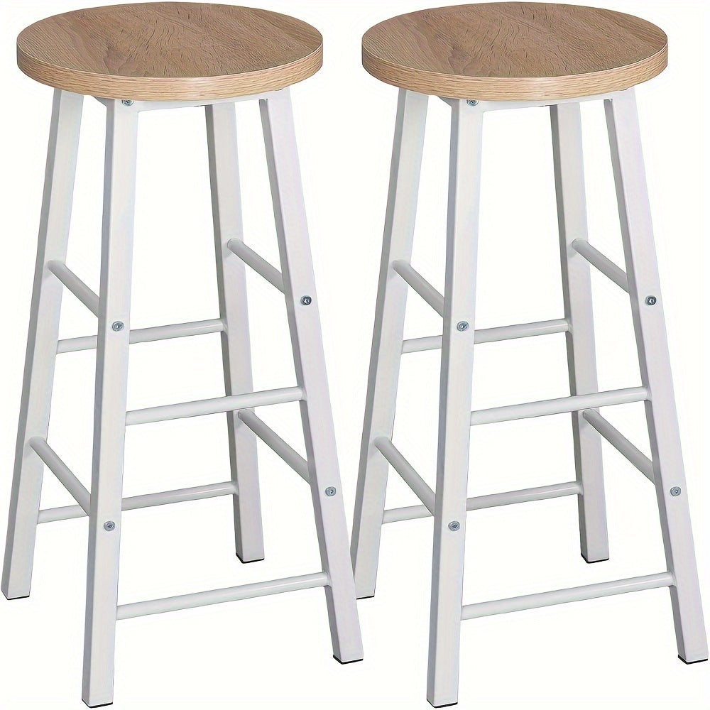 Tabouret de bar, Couleur Du Grain De Bois Rétro pour pièce de vie – vue détaillée 13