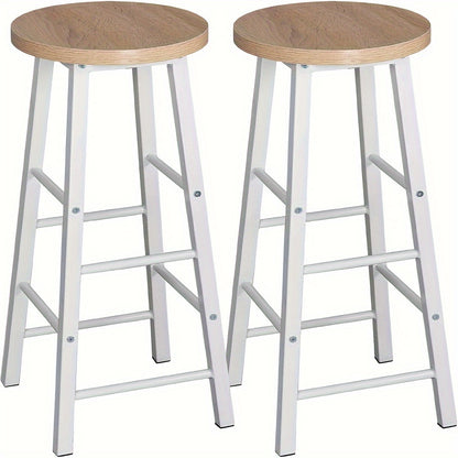 Tabouret de bar, Couleur Du Grain De Bois Rétro pour pièce de vie – vue détaillée 13