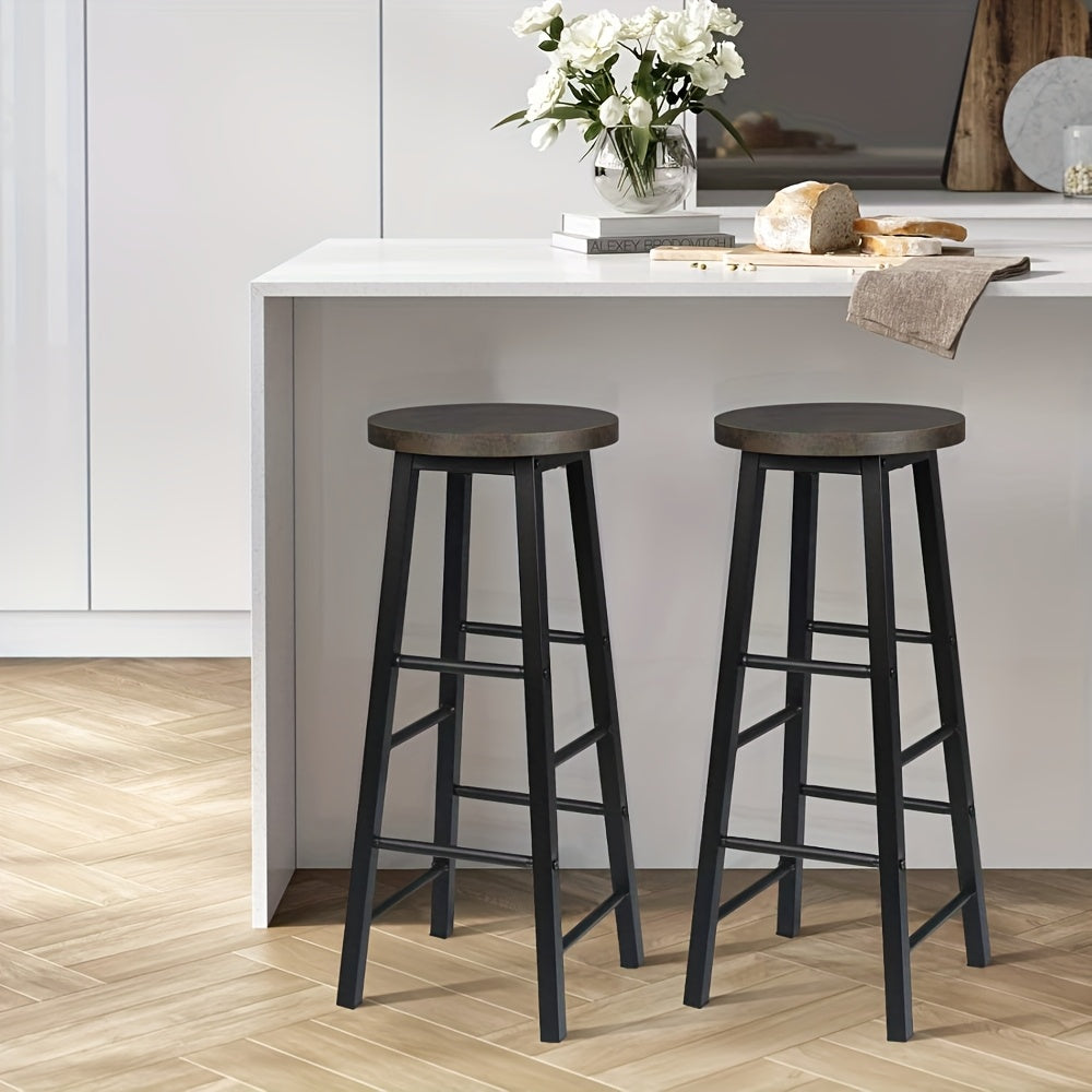 Tabouret de bar, Grain De Bois Clair pour usage quotidien et pièce de vie – vue détaillée 7