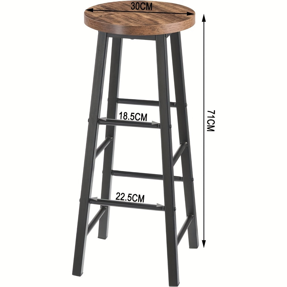 Tabouret de bar, Grain De Bois Clair pour usage quotidien et pièce de vie – vue détaillée 12