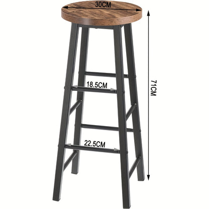 Tabouret de bar, Grain De Bois Clair pour usage quotidien et pièce de vie – vue détaillée 12