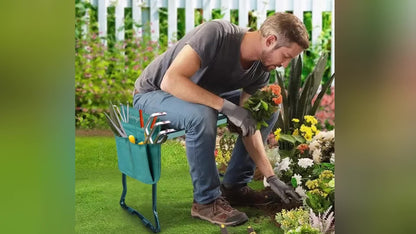 Tabouret de jardin pliant, 150 kg pour jardin et terrasse – vue détaillée 9