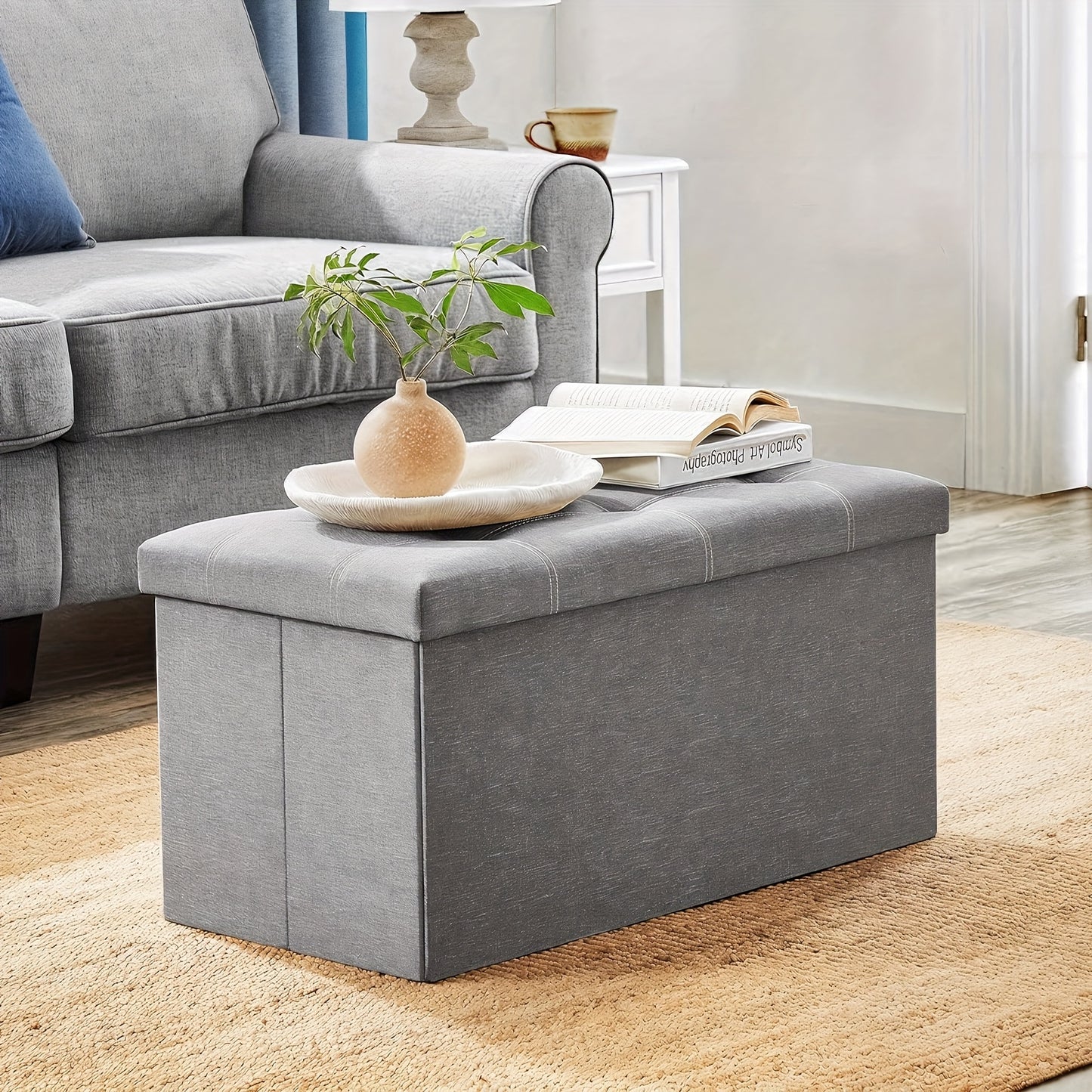 Tabouret de Rangement Multifonctionnel Moderne, pliable pour cuisine et coin repas – vue détaillée 2