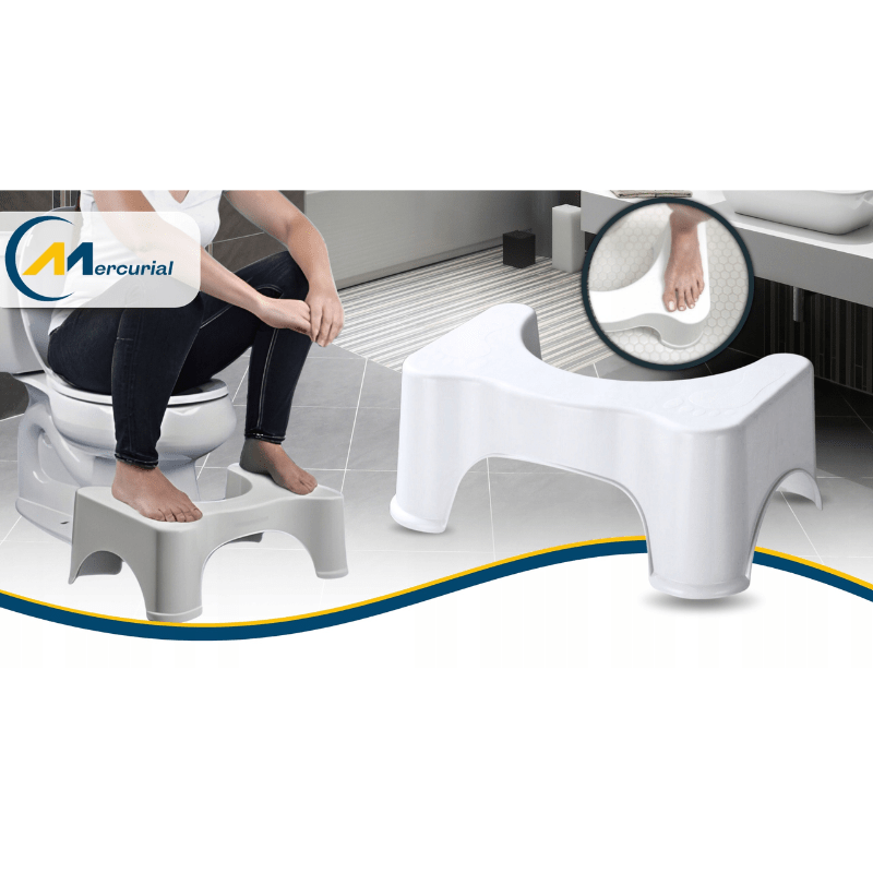 Tabouret ergonomique, 17 cm pour salle de bain et maison – vue principale