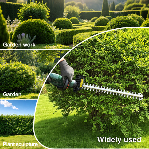 Taille-haie sans fil POSENPRO, 52 cm pour jardin et terrasse – vue principale